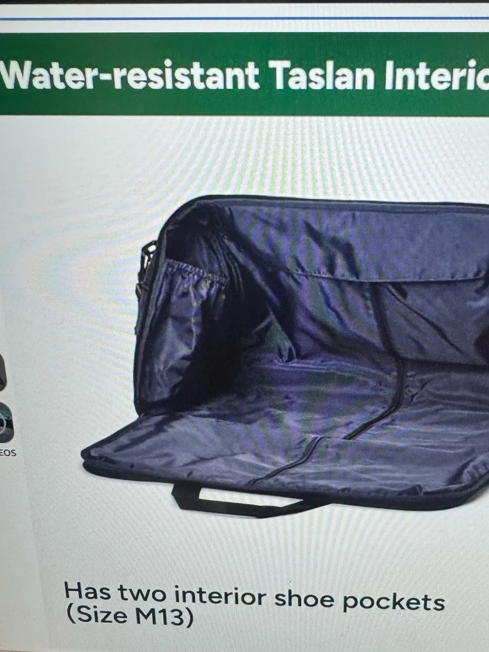 NWT Halfday Convertible 2 in 1 Garment Duffel Weekender 45L
